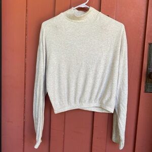 Mock neck sweater